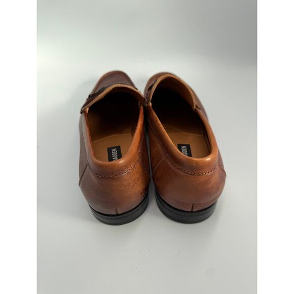 Steve Madden Men\'s Leather Bit Buckle Loafers Size 11m